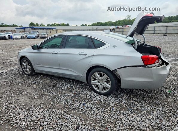 2G11Z5S34H9102023 2017 CHEVROLET IMPALA Silver Trasero izquierdo