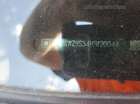 2G11Z5S34K9120044 2019 CHEVROLET IMPALA Синий Вид подкапотного пространства