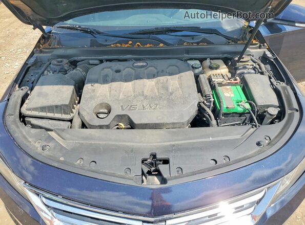 2G11Z5S34K9120044 2019 CHEVROLET IMPALA Синий Вид задней части салона
