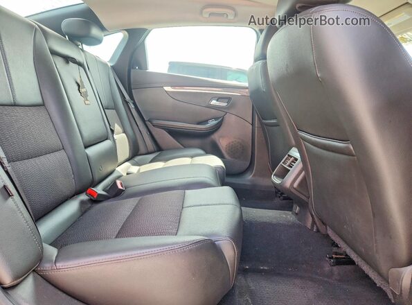2G11Z5S34K9127432 2019 CHEVROLET IMPALA Gray Vista de los asientos traseros