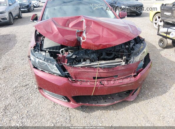 2G11Z5S37L9105927 2020 CHEVROLET IMPALA Red Widok z przodu