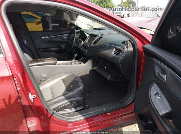 2G11Z5S37L9105927 2020 CHEVROLET IMPALA Red Widok wnętrza z przodu