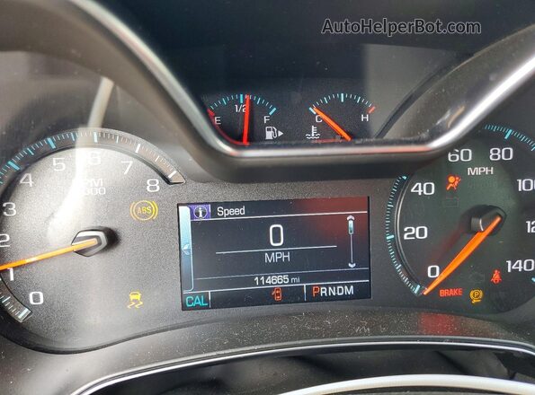 2G11Z5S38K9113629 2019 CHEVROLET IMPALA Синий Вид щитка приборов
