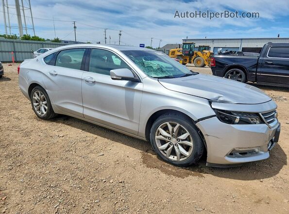 2G11Z5S38K9137932 2019 CHEVROLET IMPALA Серебряный Передняя правая четверть