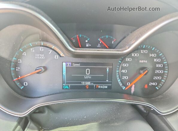 2G11Z5S38K9137932 2019 CHEVROLET IMPALA Серебряный Вид щитка приборов