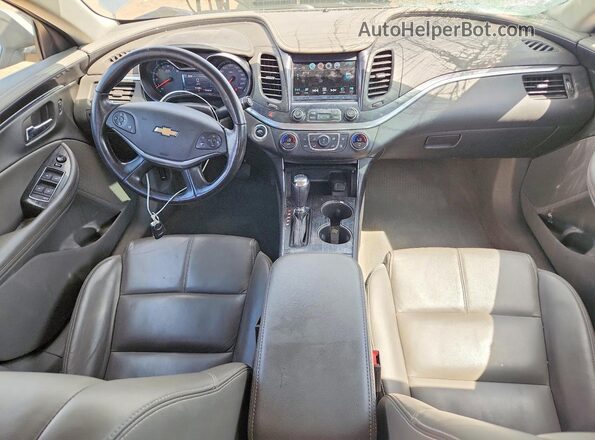 2G11Z5S38K9137932 2019 CHEVROLET IMPALA Серебряный Вид панели приборов