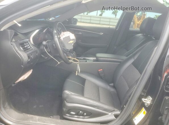 2G11Z5S39K9126504 2019 CHEVROLET IMPALA Black წინა სალონის ხედი