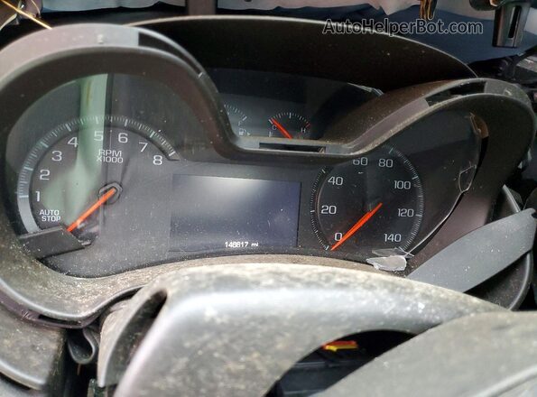 2G11Z5SA1G9167845 2016 CHEVROLET IMPALA Silver Instrument cluster view