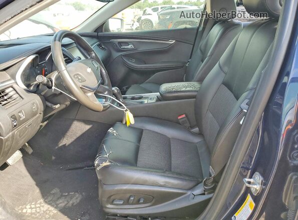 2G11Z5SA1K9120775 2019 CHEVROLET IMPALA Blue Вид салону спереду