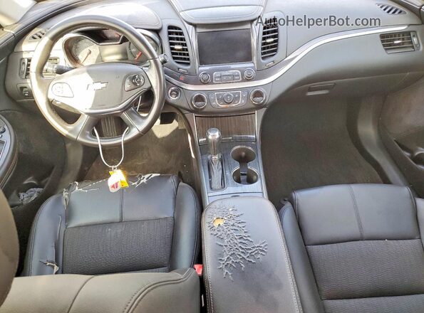 2G11Z5SA1K9120775 2019 CHEVROLET IMPALA Blue Вид панелі приладів