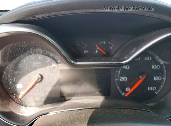 2G11Z5SA1K9120775 2019 CHEVROLET IMPALA Blue Вид щитка приладів