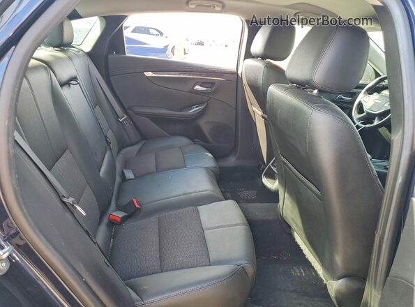 2G11Z5SA1K9120775 2019 CHEVROLET IMPALA Blue Вид задніх сидінь