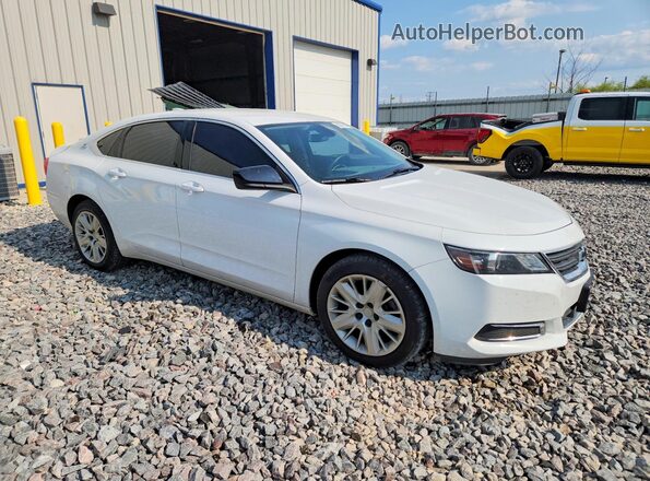 2G11Z5SA2H9190553 2017 CHEVROLET IMPALA Белый Передняя правая четверть