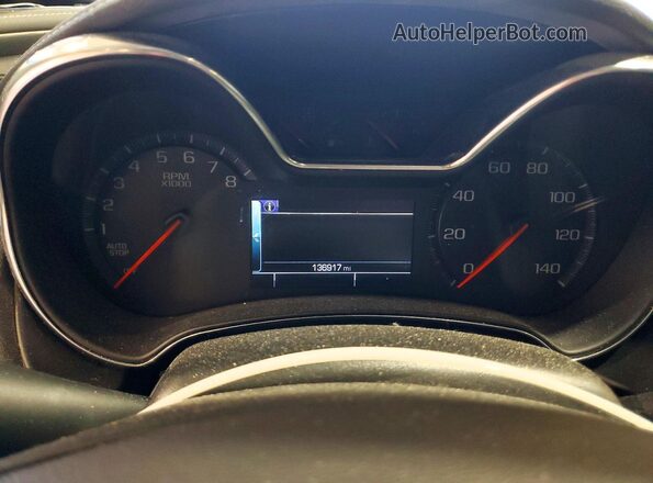 2G11Z5SA6H9146569 2017 CHEVROLET IMPALA Black Widok zestawu wskaźników