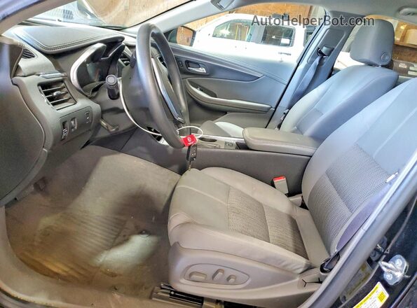 2G11Z5SA6H9146569 2017 CHEVROLET IMPALA Black Widok wnętrza z przodu