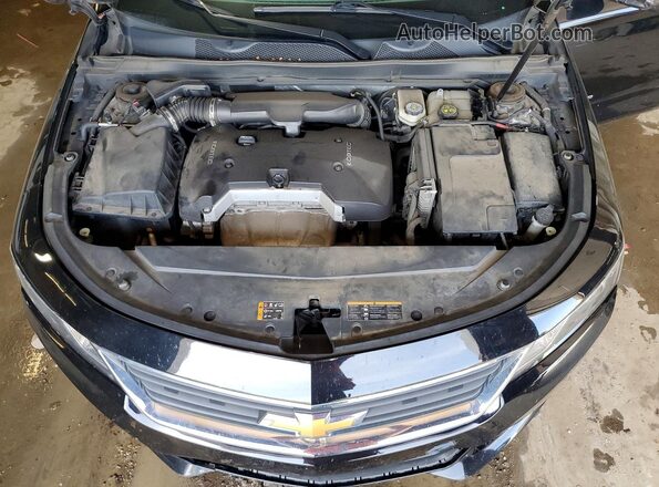 2G11Z5SA6H9146569 2017 CHEVROLET IMPALA Black Widok wnętrza z tyłu
