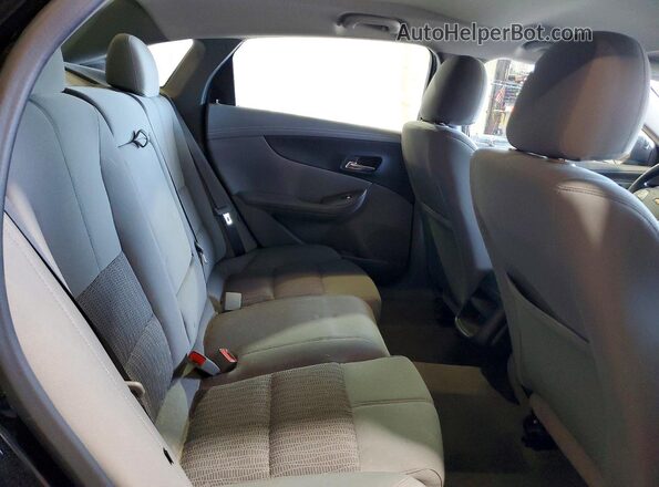 2G11Z5SA6H9146569 2017 CHEVROLET IMPALA Black Widok tylnych siedzeń
