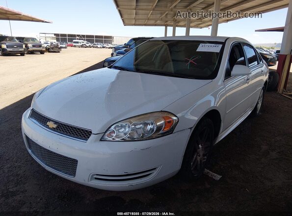 2G1WB5E36G1106352 2016 CHEVROLET IMPALA White Vista tres cuartos delantera izquierda