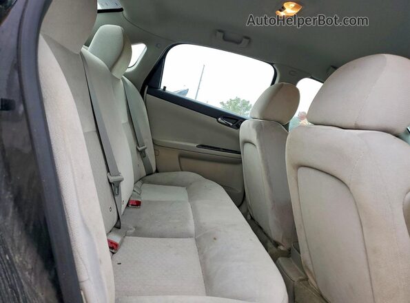 2G1WB5E37G1105047 2016 CHEVROLET IMPALA Черный Вид задних сидений