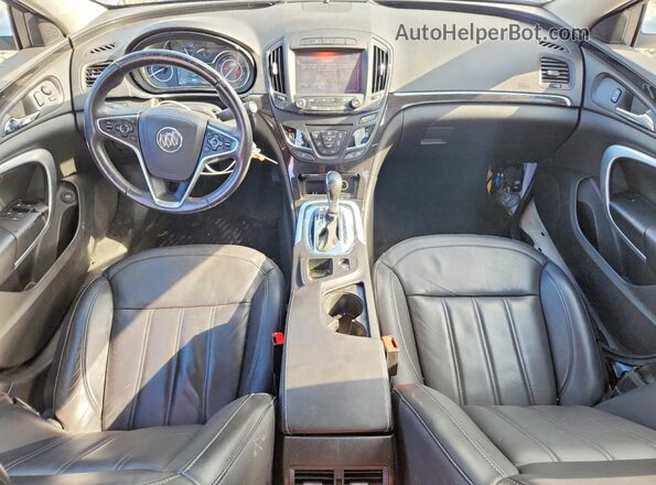 2G4G35EX9G9203036 2016 BUICK REGAL White Вид панелі приладів