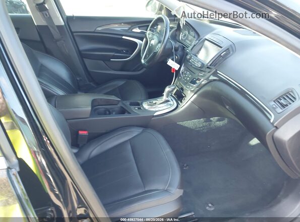 2G4GK5EX1G9109347 2016 BUICK REGAL Black წინა სალონის ხედი