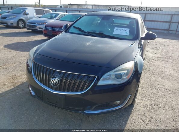 2G4GK5EX1G9109347 2016 BUICK REGAL Black წინა ხედი