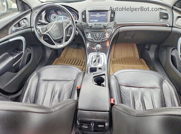 2G4GK5EX1G9157592 2016 BUICK REGAL Gold Вид панелі приладів