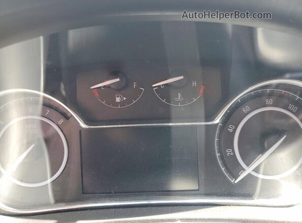 2G4GK5EX1G9158063 2016 BUICK REGAL White ხელსაწყოთა პანელის ხედი