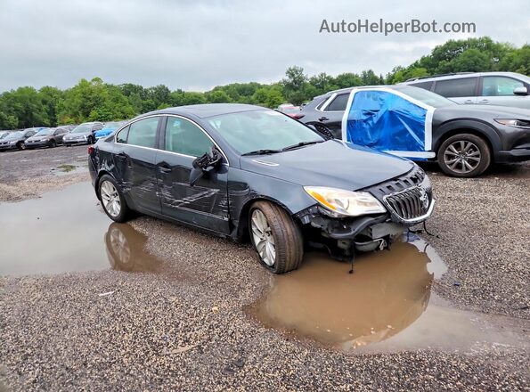 2G4GK5EX2G9138498 2016 BUICK REGAL Black Front right