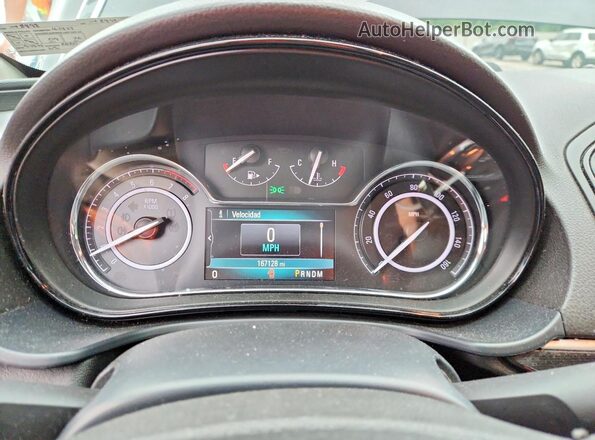 2G4GK5EX2G9138498 2016 BUICK REGAL Black Instrument cluster view