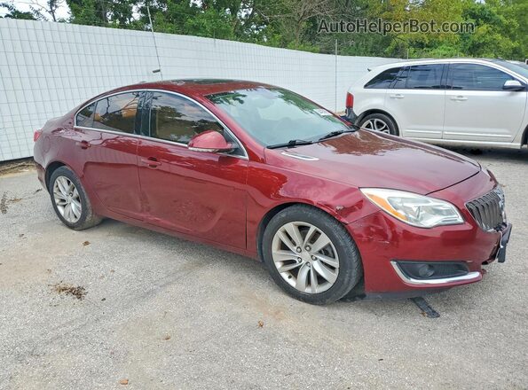 2G4GK5EX2G9198975 2016 BUICK REGAL Red წინა მარჯვენა