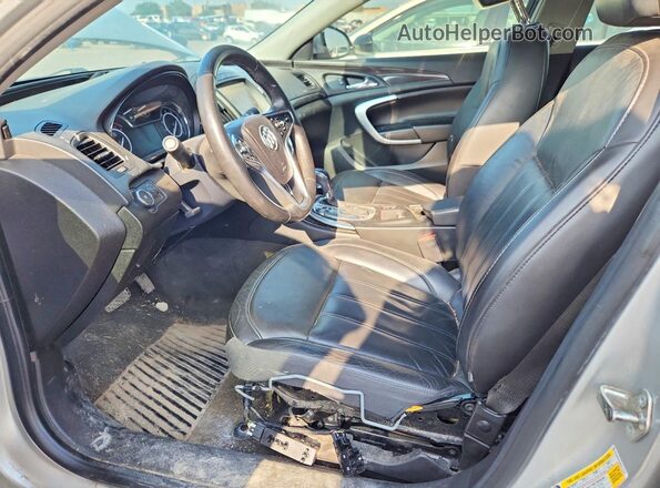 2G4GK5EX3G9111276 2016 BUICK REGAL Silver Vista interior delantera