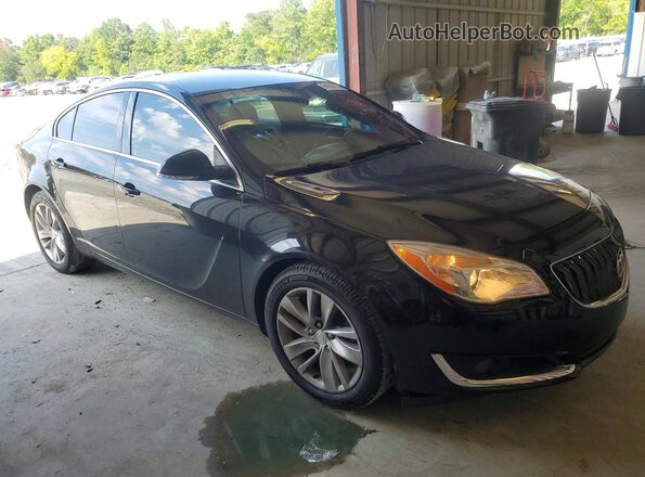 2G4GK5EX4G9154637 2016 BUICK REGAL Black წინა მარჯვენა