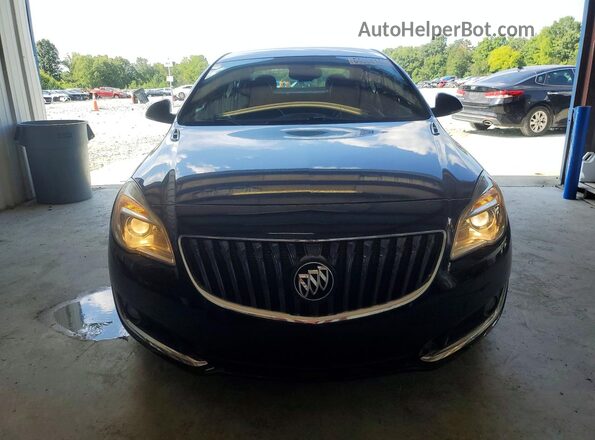2G4GK5EX4G9154637 2016 BUICK REGAL Black წინა ხედი