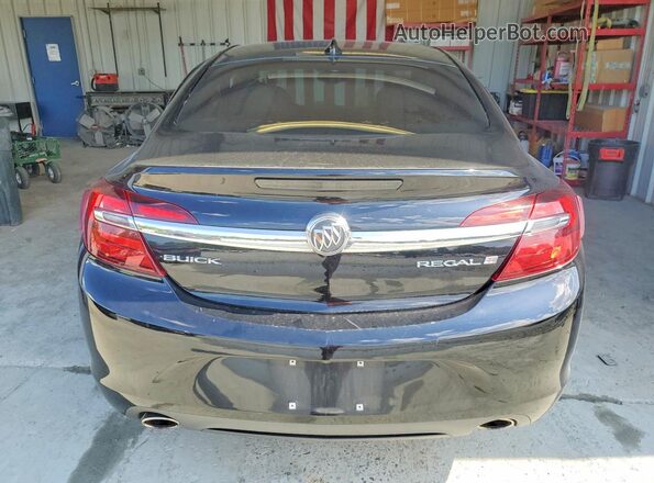 2G4GK5EX4G9154637 2016 BUICK REGAL Black უკანა ხედი