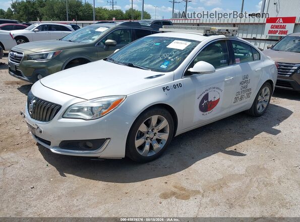 2G4GK5EX6G9197909 2016 BUICK REGAL White Передня ліва чверть