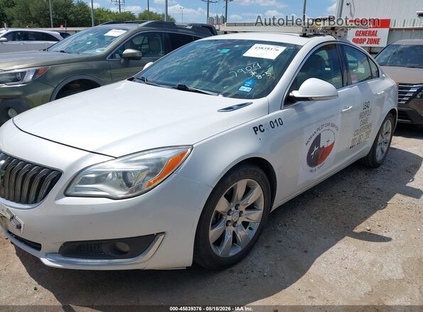 2G4GK5EX6G9197909 2016 BUICK REGAL White Вид спереду