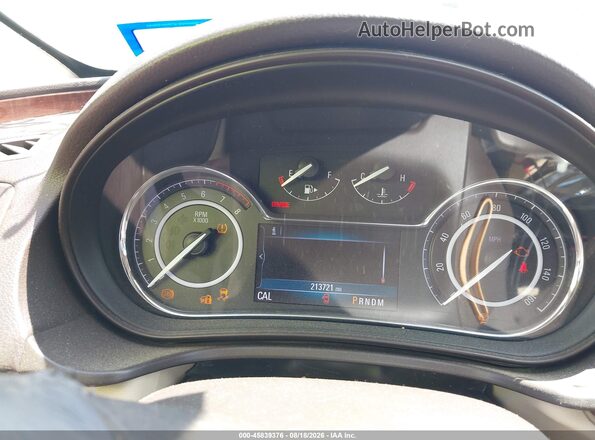 2G4GK5EX6G9197909 2016 BUICK REGAL White Вид задніх сидінь