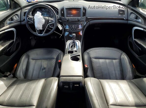 2G4GK5EX6G9206771 2016 BUICK REGAL Gray წინა პანელის ხედი