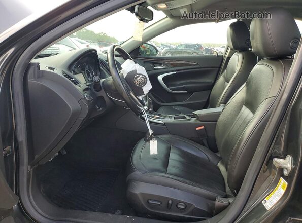 2G4GK5EX6G9206771 2016 BUICK REGAL Gray წინა სალონის ხედი