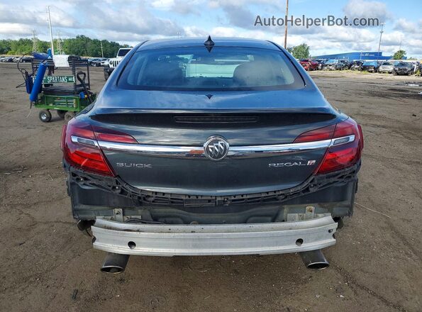 2G4GL5EX1H9117916 2017 BUICK REGAL Charcoal Rear view
