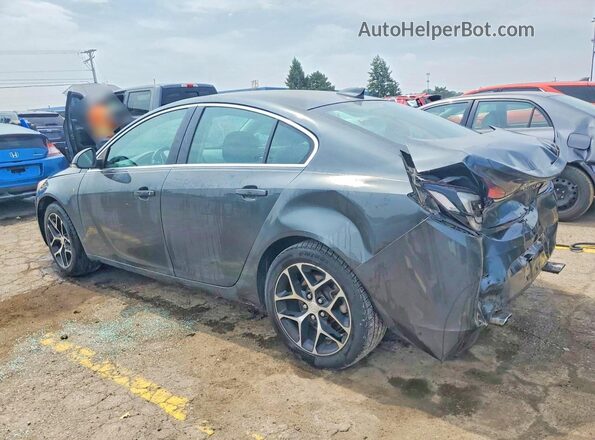 2G4GL5EX1H9172897 2017 BUICK REGAL Gray უკანა მარცხენა