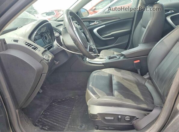 2G4GL5EX1H9172897 2017 BUICK REGAL Gray წინა სალონის ხედი