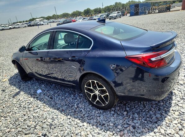 2G4GL5EX2H9165067 2017 BUICK REGAL Teal Rear left