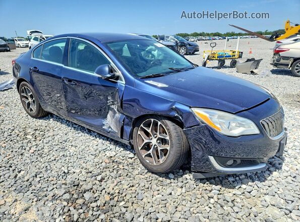 2G4GL5EX2H9165067 2017 BUICK REGAL Teal Front right