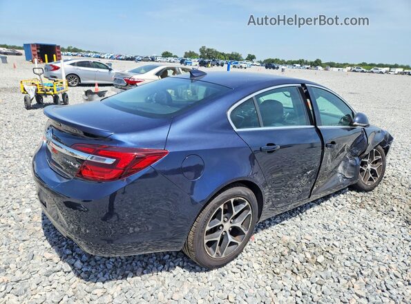2G4GL5EX2H9165067 2017 BUICK REGAL Teal Rear right