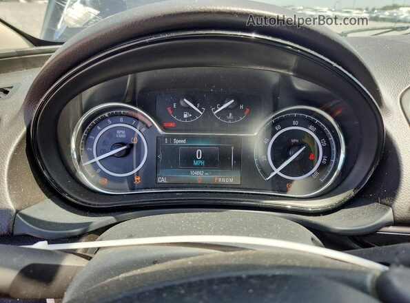 2G4GL5EX2H9165067 2017 BUICK REGAL Teal Instrument cluster view