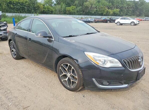 2G4GL5EX3H9110059 2017 BUICK REGAL Black Առջևի աջ