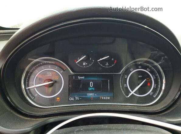 2G4GL5EX3H9110059 2017 BUICK REGAL Black Սարքավորումների վահանակի տեսք