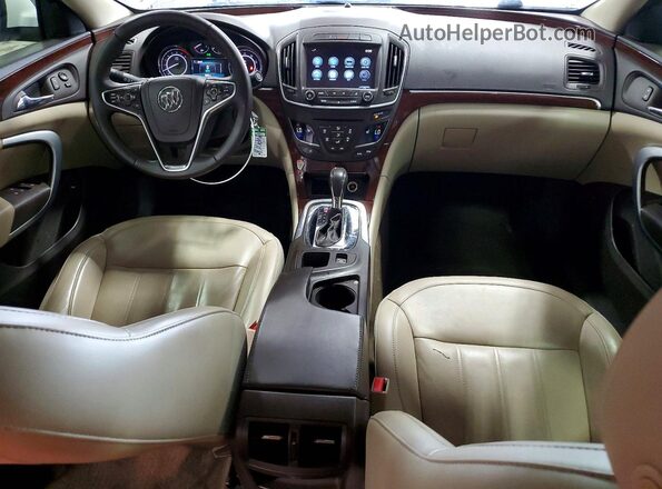 2G4GL5EX4H9168715 2017 BUICK REGAL White Widok deski rozdzielczej